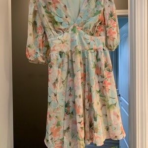 Keilani Short Dress Multi Floral